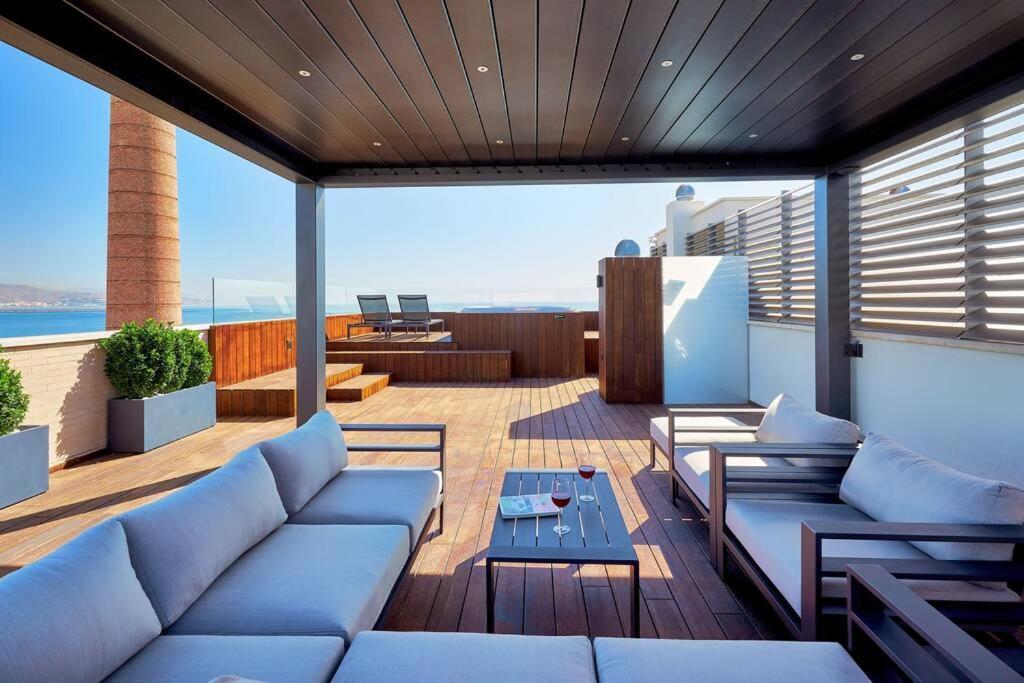 D&R Penthouse On The Beach Apartment Malaga Bagian luar foto