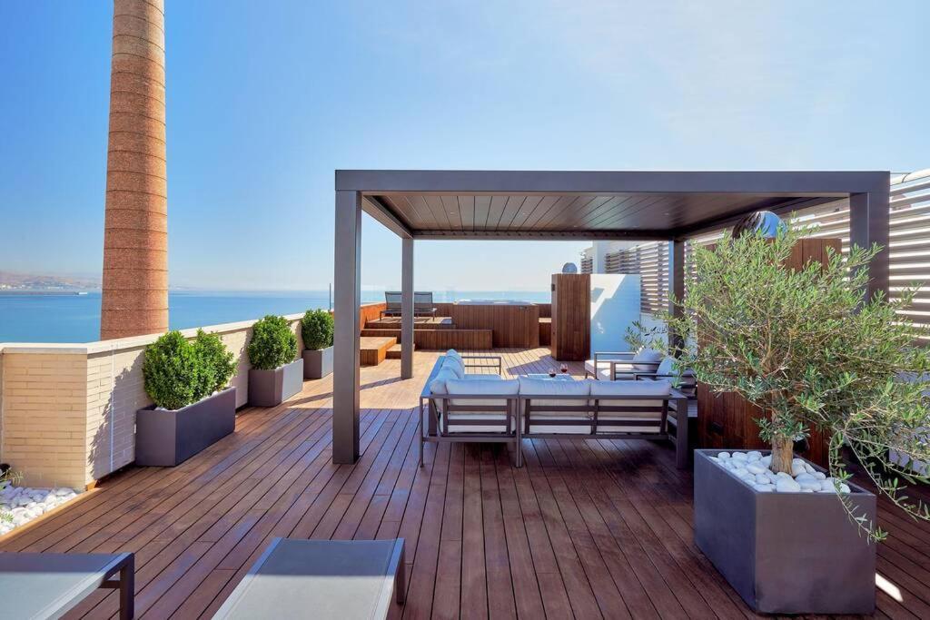 D&R Penthouse On The Beach Apartment Malaga Bagian luar foto