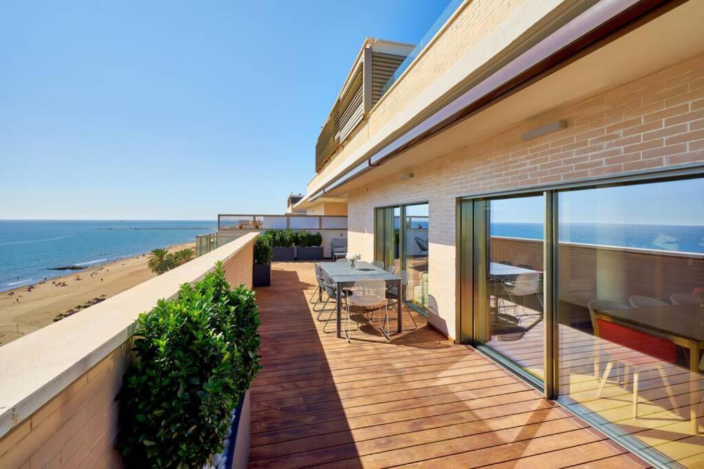 D&R Penthouse On The Beach Apartment Malaga Bagian luar foto