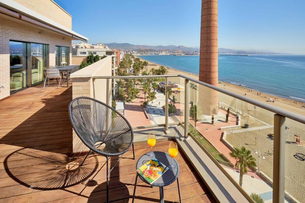 D&R Penthouse On The Beach Apartment Malaga Bagian luar foto