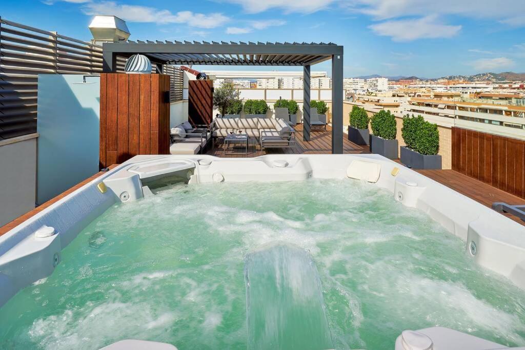 D&R Penthouse On The Beach Apartment Malaga Bagian luar foto