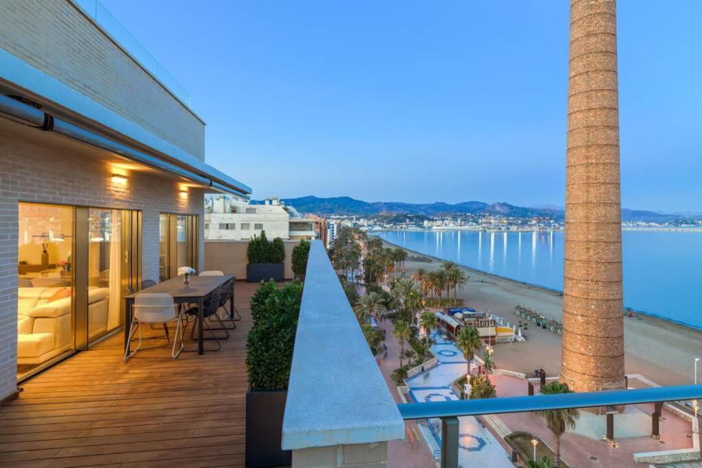 D&R Penthouse On The Beach Apartment Malaga Bagian luar foto