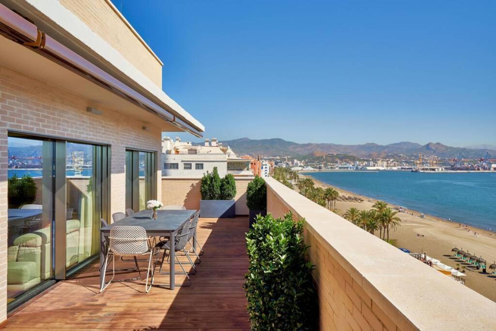 D&R Penthouse On The Beach Apartment Malaga Bagian luar foto